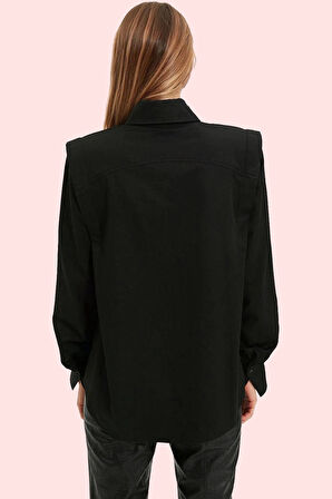 Kadın Düğmeli Uzun Kollu Gömlek Pamuk Regular Kalıp Günlük Kombinler Yaz Aylarının Vazgeçilmezi