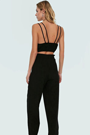 Rahat Viskoz Kumaştan Bluz Pantolon Takım Plaj ve Günlük Kullanım