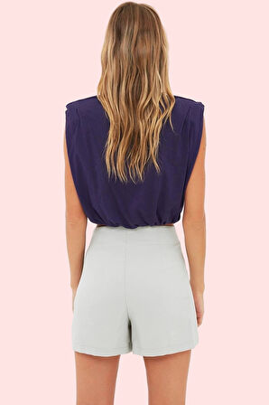 Kadın Yüksek Bel Şort Etek Günlük Kullanım İçin İdeal Şık Tasarım Yaz Aylarının Vazgeçilmezi