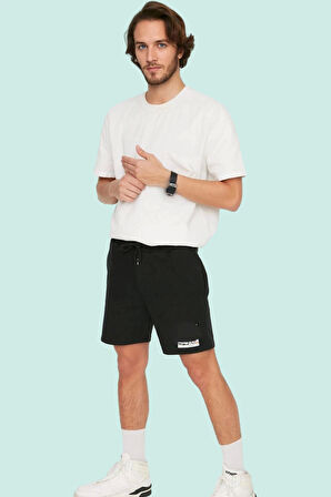 Erkek Baskılı Şort; Kısa Boy Straight Kalıp Çift Cepli Rahat Günlük Yaz Aylarının Vazgeçilmezi