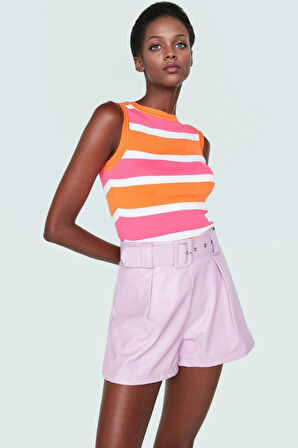 Rahat Kesim Kolsuz Triko Bluz Günlük Stil İçin Kaliteli İşçilik Kullanım