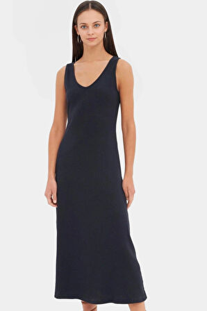 A line Kolsuz Örme Elbise Rahatlık ve Şıklık Bir Arada Premium Kalite Rahat Şık Modern Stil