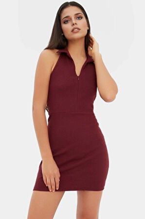 Yazlık Mini Elbise Bodycon Kalıp Örme Kumaş Rahat Kesim Kaliteli İşçilik Zarifane Tasarım