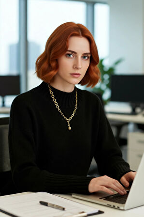 Kadınlara Özel Oversize Rahat Kalıp Düz Renk Triko Kazak Dik Yaka Reglan Kol Kış Modasının