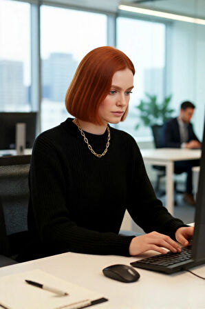 Kadın Basic Oversize Bisiklet Yaka Uzun Kol Triko Kazak Günlük Konforlu Şık Kışlık Giyim Kaliteli