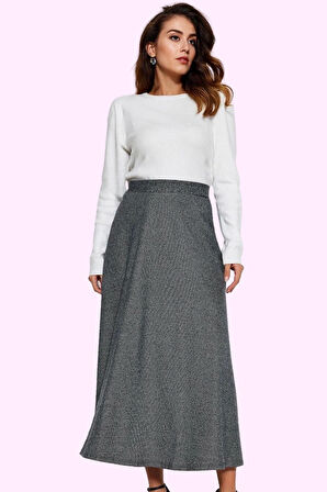 Kadın A line Maxi Etek Polyester Pamuk Rahat Günlük Stil Hafta Sonu Yaz Aylarının Vazgeçilmezi