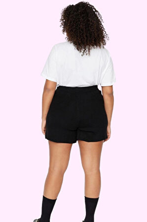 Kadın Şort Etek Akrilik Triko Kumaş Rahat Günlük Modern Tasarım Yaz Aylarının Vazgeçilmezi