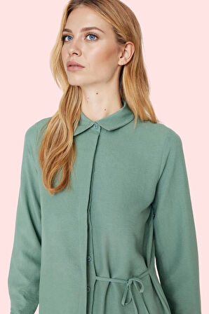 Kadın Relaxed Gömlek Lilyum Dokuma Kumaş Günlük Ve İş Hayatı Hafta Sonu Yaz Aylarının Vazgeçilmezi