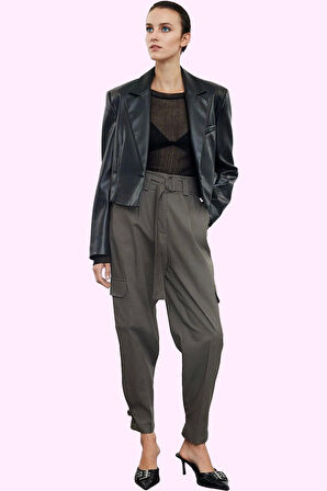 Kadın Dar Paça Jogger Pantolon Pamuk Nefes Alan Kumaş Günlük Hafta Sonu Yaz Aylarının Vazgeçilmezi