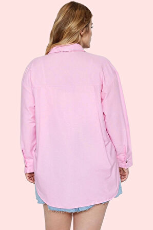 Kadın Regular Kalıp Uzun Kollu Gömlek Günlük Ve İş Hayatı İçin Hafta Sonu Kaliteli Malzeme