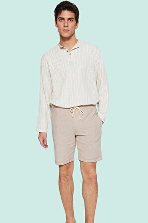 Erkek Pamuk Şort Rahat Straight Kalıp Yazlık Kombin Günlük Kullanım Yaz Aylarının Vazgeçilmezi