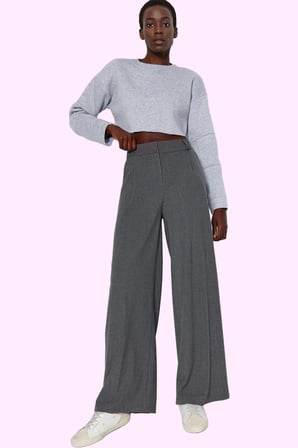 Kadın Palazzo Pantolon Uzun Boy Casual Wide Leg Tasarım Günlük Kullanım Yaz Aylarının Vazgeçilmezi