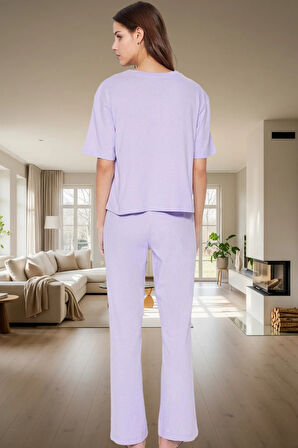 Pamuklu Pijama Takımı Rahat Regular Kalıp Boru Paça Kaliteli İşçilik