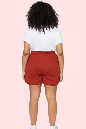 Kadın Yüksek Bel Pamuklu Şort Rahat Kesim Günlük Kombinler Hafta Sonu Yaz Aylarının Vazgeçilmezi