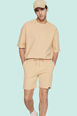 Erkek Pamuklu Şort Normal Bel Boru Paça Rahat Kesim Günlük Kullanım Yaz Aylarının Vazgeçilmezi