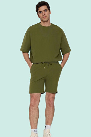 Erkek Pamuklu Şort Normal Bel Boru Paça Rahat Kesim Günlük Kullanım Yaz Aylarının Vazgeçilmezi