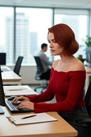 Kadınlar İçin İnce Fitted Carmen Yaka Akrilik Triko Kazak Uzun Kollu Düz Fitilli Tasarım Modelleri