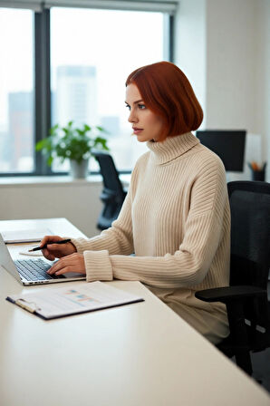 Kadın Oversize Super Crop Balıkçı Yaka Kışlık Triko Kazak Uzun Kollu Rahat Ve Şık Stil Kaliteli