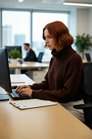 Kadın Basic Oversize Düşük Uzun Kollu Crop Fermuarlı Dik Yaka Triko Kazak Kışlık Rahat Stiller