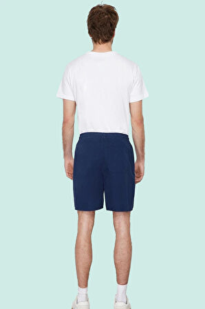 Erkek Pamuklu Bağcıklı Şort Bermuda Yaz Aylarının Rahatlığı Günlük Kullanım Modern Tasarım