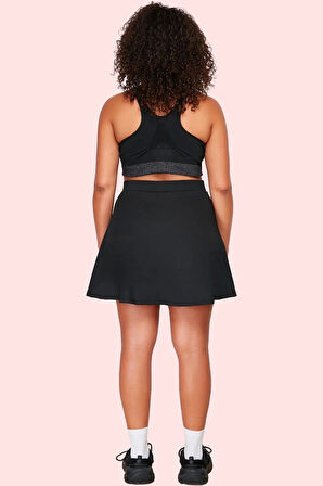 Kadın Şort Etek Yüksek Bel Dar Paça Örme Kumaş Spor Günlük Kullanım Yaz Aylarının Vazgeçilmezi