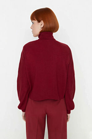 Kadın Günlük Akrilik Oversize Balıkçı Yaka Triko Kazak Konforlu Ve Şık Kış Kombinleri Kaliteli