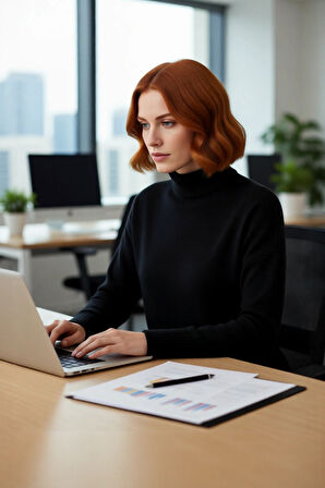 Kadın Basic Oversize Dik Yaka Triko Kazak Düşük Kol Uzun Boy Kışlık Günlük Şıklık Sunar Kaliteli