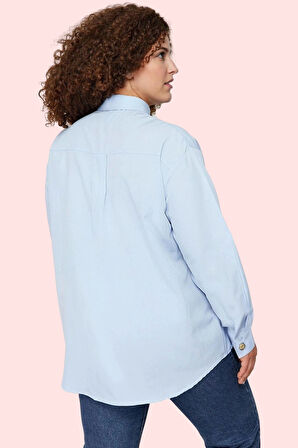 Kadın Dokuma Gömlek Regular Kalıp Günlük Kullanım için İdeal Seçim Yaz Aylarının Vazgeçilmezi