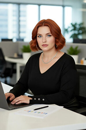 Kadın Düz Desen Regular Kalıp Triko V Yaka Kazak Uzun Kollu Ve Şık Düğme Detayları İle Kaliteli