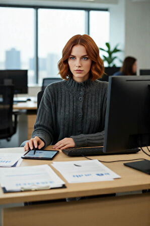 Kadın Dik Yaka Oversize Kalıp Düz Renk Düşük Kol Triko Kazak Soğuk Havalarda Konforlu ve Modern