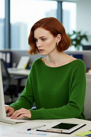 Kadın Basic Kayık Yaka Oversize Triko Kazak Rahat Ve Şık İlkbahar Sonbahar Günlerine Özel Kaliteli