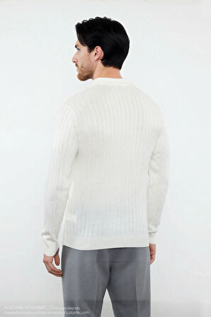 Erkek Basic Fitted Polo Yaka Uzun Kollu İnce Triko Kazak Casual Tarzı Tamamlayan Şıklık Kaliteli