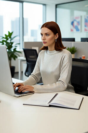 Kadınlara Özel Relaxed Fit Bisiklet Yaka Uzun Düşük Kol Triko Kazak Sonbahar Kış Konforu Kaliteli