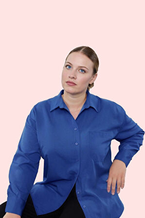 Kadın Regular Kalıp Uzun Kollu Gömlek Günlük Ve İş Hayatı İçin Hafta Sonu Kaliteli Malzeme