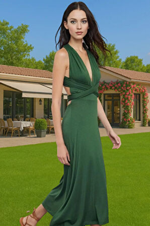 Rahat Viskoz Örme Midi Elbise Yazlık Plaj Bodycon Özenle Seçilmiş Rahat Ve Şık Seçkin Malzeme