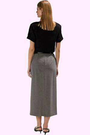 Kadın Dokuma Maxi Etek Kış Koleksiyonu Casual Stil Rahatlık Günlük Kullanım Modern Tasarım