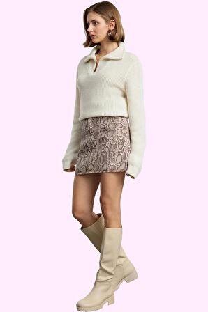 Kadın Basic Kalem Mini Denim Etek Pamuk Günlük Kombinler İçin Hafta Sonu Dayanıklı Malzeme