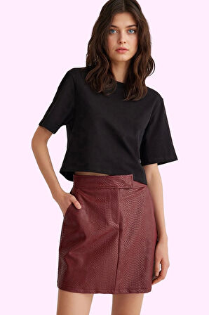 Kadın Dokuma Mini Etek Yüksek Bel A Line Kesim Şık Gece Kombinleri Yaz Aylarının Vazgeçilmezi