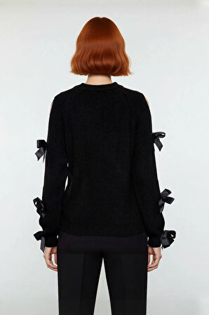 Modern Kadın Bisiklet Yaka Regular Kalıp Uzun Reglan Kol Şık Triko Kazak Günlük Şıklığı Sunuyor.