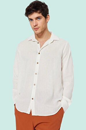 Erkek Pamuklu Gömlek Casual Şıklık Regular Fit Yazlık Günlük Kullanım Yaz Aylarının Vazgeçilmezi