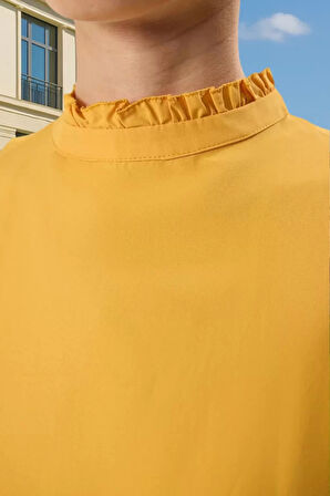 Kadın Şık Poplin Mini Elbise Rahat Shift Kalıp Günlük Yazlık Kaliteli İşçilik Seçkin Malzeme