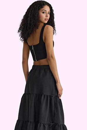 Kadın Maxi Etek A line Kesim Günlük ve Özel Günler Modern Tasarım Yaz Aylarının Vazgeçilmezi