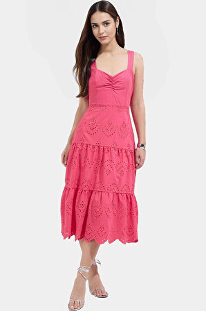 Brode Midi Elbise 64 Pamuk Yazlık Rahat Günlük Kombinler Profesyonel Görünüm