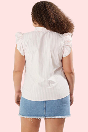 Kadın Kolsuz Dokuma Gömlek Omuz Nakış Detaylı Günlük Yaz Kombinleri Hafta Sonu Özel Günler