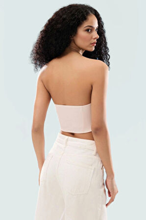 Polyester Elastan Crop Bluz Rahat Yazlık Casual Stil Profesyonel Görünüm Günlük Kullanım İçin