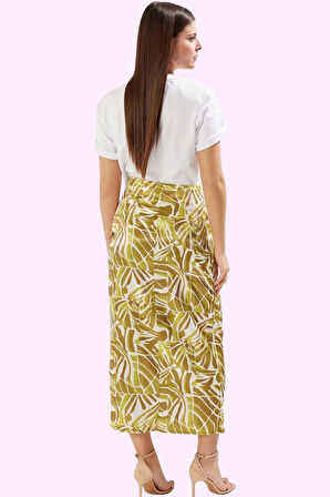 Kadın Sarong Siluet Maxi Etek Çok Etnik Desen Günlük Kombinler İçin Yaz Aylarının Vazgeçilmezi