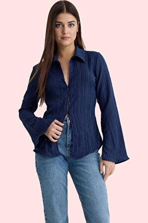 Kadın Basic Fitted Gömlek Renk Casual Günlük Kombinler Hafta Sonu Yaz Aylarının Vazgeçilmezi