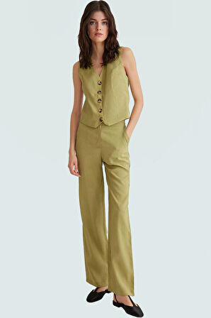 Yazlık Kadın Modal Pantolon Yelek Takım Rahat Kesim Nefes Alabilir Kumaş Ve Şık Premium Kalite