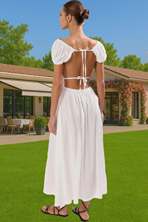 Yazlık Plaj Elbisesi Kadın Maxi Elbise Rahat Şık Şık Görünüm Rahat Ve Şık Zarifane Tasarım