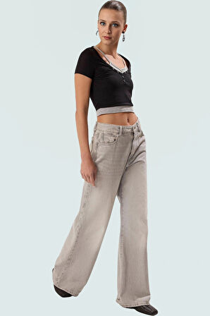 Çıtçıtlı Kısa Bluz Polyester Kaşkorse Örme Günlük Stil Rahat Kullanım Şık Görünüm